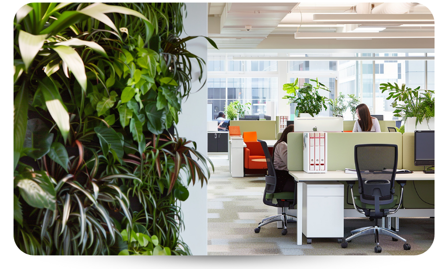 Incorporate Indoor Plants in the workplace