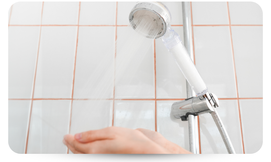 CUCKOO AquaLite Filtered Shower Head for improved water quality and healthier bathing